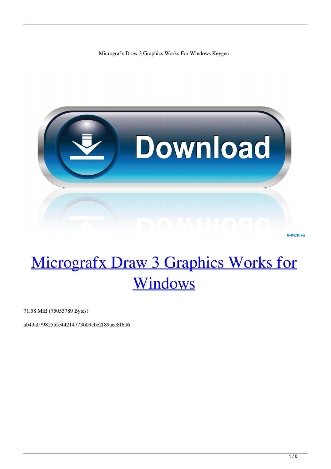 Micrografx Draw 6 Free Download - yelloweq